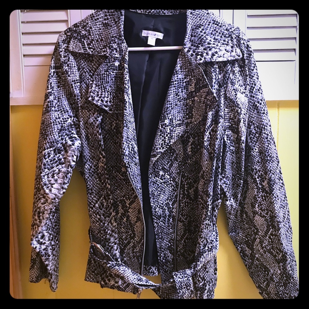 Snake skin jacket